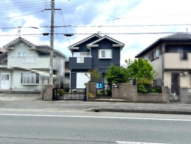 高島市今津町南新保中古戸建の前面道路含む現地写真