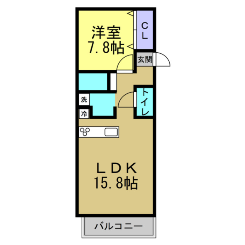 ライトクロト半田の間取り