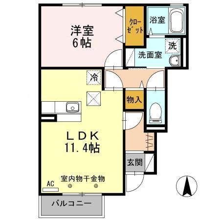 アヴァンス Ⅰの間取り