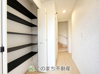 【玄関】 | CRADLE GARDEN小山市東間々田第7　5 | たくさんの靴もスッキリ収納☆大容量シューズボックス☆