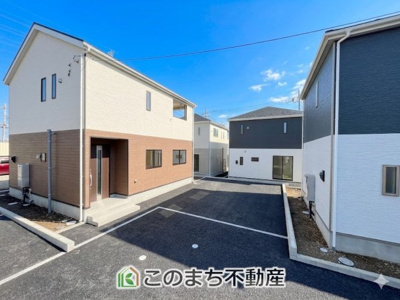 【駐車場】 | CRADLE GARDEN小山市東間々田第7　5 | 横並びに2台駐車可能☆