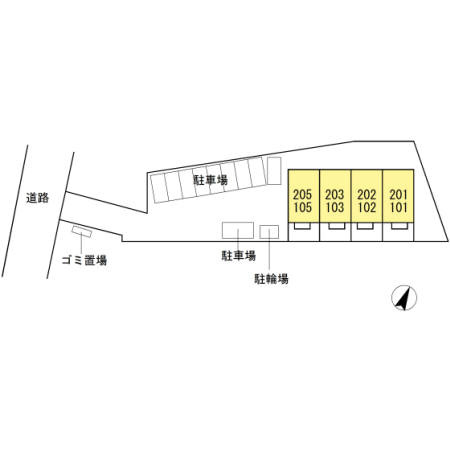 シャルムｕの区画図