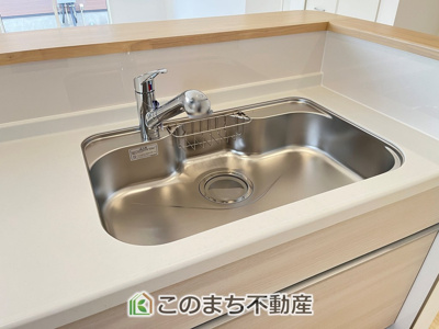 【キッチン】 | CRADLE GARDEN小山市東間々田第7　6 | カートリッジ式浄水機能付きの台所水栓☆毎日おいしいお水が飲めます☆