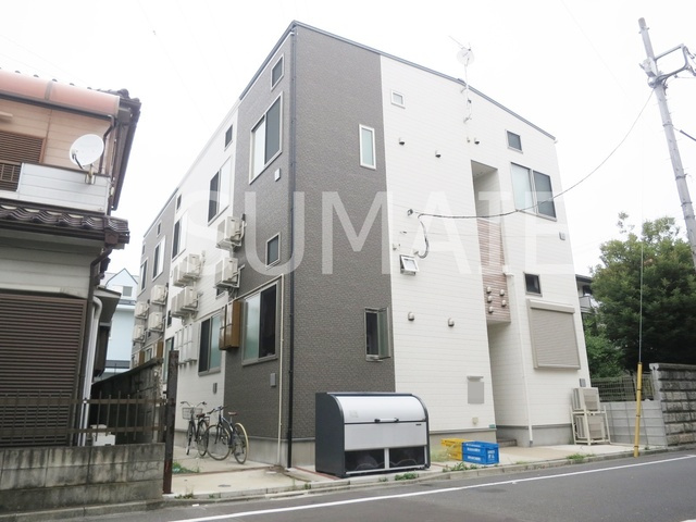 ハーモニーテラス松島の外観|閑静な住宅街にあるアパートです。