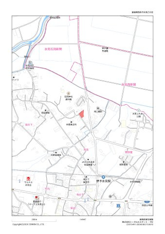氷見分譲地の地図