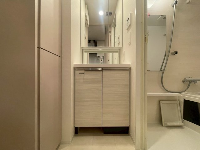 コンフォリア・リヴ博労町一丁目Qの独立洗面台