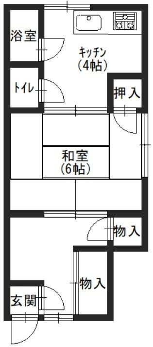 シマダハイツの間取り