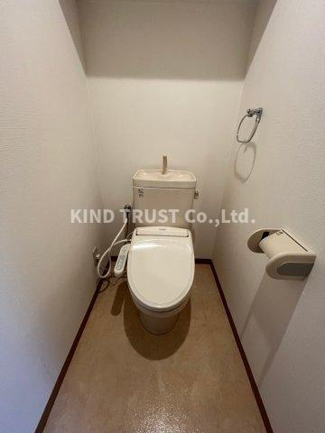 コンフォート松ヶ枝Ⅰのトイレ|シンプルで使いやすいトイレです