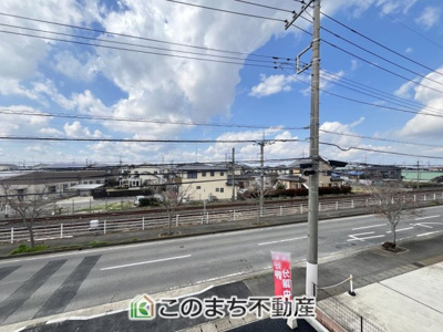 【展望】 | CRADLE GARDEN小山市東間々田第7　7 | バルコニーからの眺めです！
