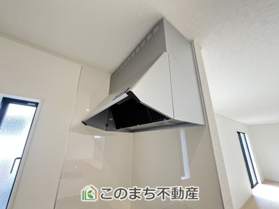 【キッチン】 | CRADLE GARDEN小山市東間々田第7　7 | お手入れ簡単！スッキリとしていながら機能的な換気扇が標準で備わっています！
