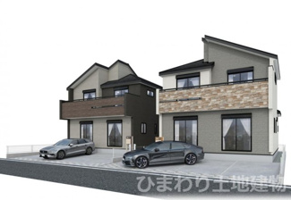 【外観】 | 平塚市達上ケ丘  1号棟 | イメージパース（完成時に現況と異なる場合は現況優先となります）