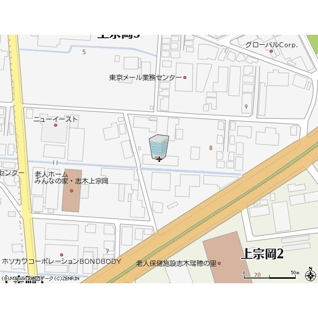 プレジールRの地図