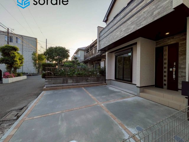 所沢市南住吉　新築戸建て　全4棟　ハートフルタウンの前面道路含む現地写真|5/17　撮影