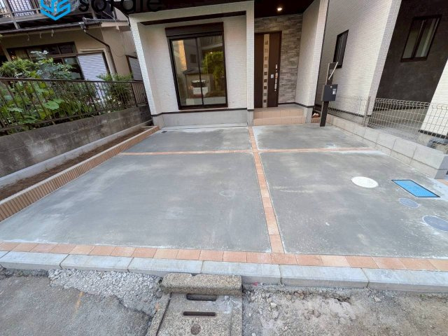 所沢市南住吉　新築戸建て　全4棟　ハートフルタウンの駐車場|5/17　撮影