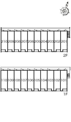 クレイノメイプルハイムの区画図