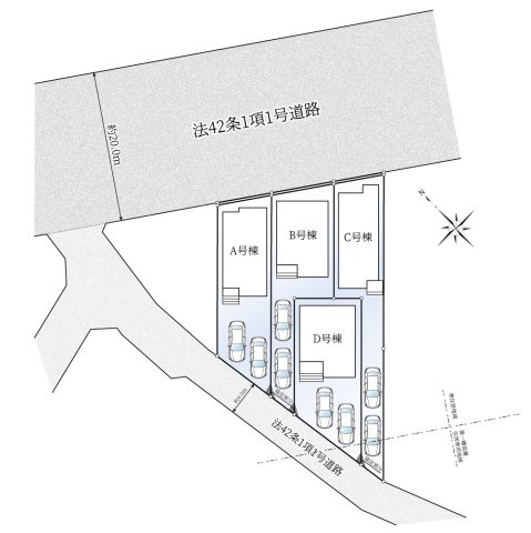 【区画図】 | ご家族様のプライベート空間が確保できる素敵な間取りです。また敷地ゆったりですので、おうち時間を楽しむのにもぴったりですね♪