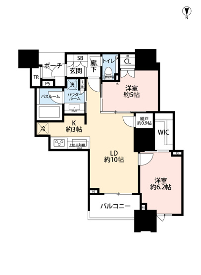 【間取り】 | ドゥ・トゥール　WEST