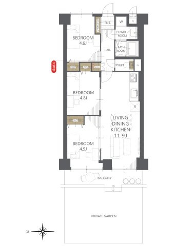 日商岩井西新井マンションの画像