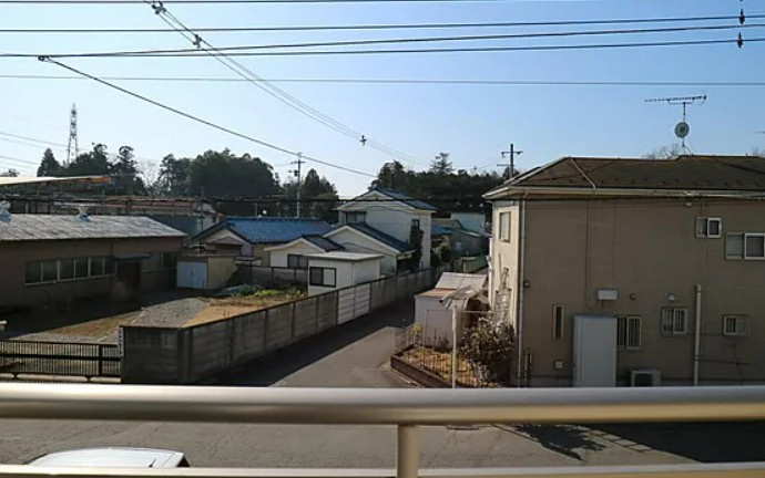 【中古】川越市的場中古住宅のバルコニー|南向きのワイドバルコニー☆