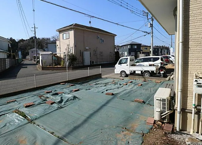 【中古】川越市的場中古住宅の庭|広々したお庭付き！