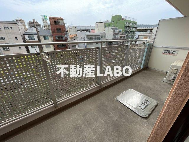 モンテベルデ北田辺のバルコニー