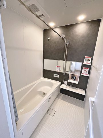 新築戸建・新築建売　郡山市片平町1期　小山田小・第六中の浴室|浴室暖房乾燥機付きで快適な浴室空間！清潔な空間を保つことができます！