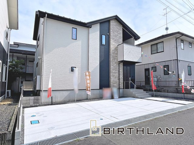 新築戸建・新築建売　郡山市片平町1期　小山田小・第六中の外観|完成いたしました！いつでもご内覧可能です♪お気軽にお問い合わせください！