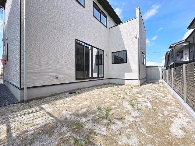 新築戸建・新築建売　郡山市片平町1期　小山田小・第六中の庭|お庭がございますので、家庭菜園やガーデニングなどの趣味も楽しむことができます！