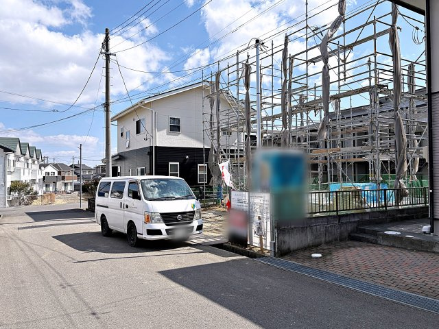 新築戸建・新築建売　郡山市片平町1期　小山田小・第六中の前面道路含む現地写真