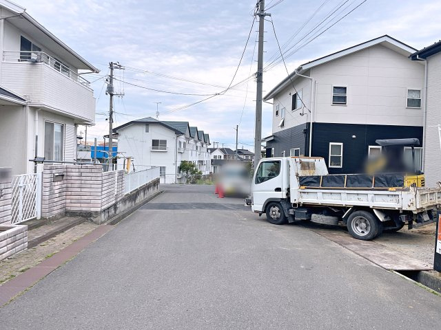 新築戸建・新築建売　郡山市片平町1期　小山田小・第六中の前面道路含む現地写真