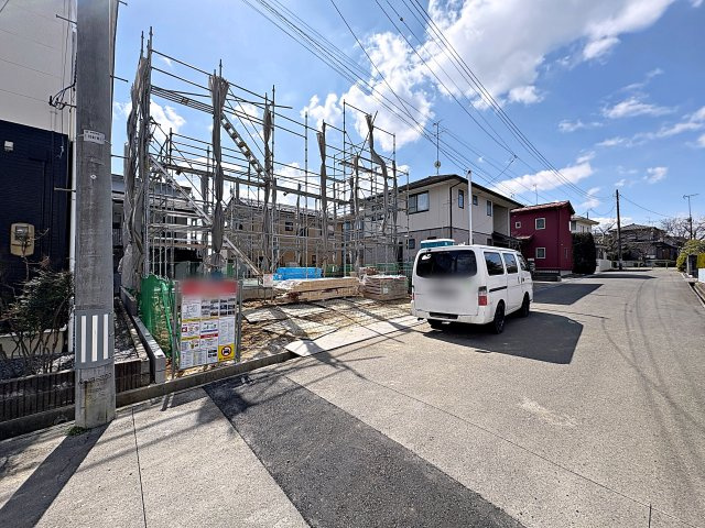 新築戸建・新築建売　郡山市片平町1期　小山田小・第六中の前面道路含む現地写真