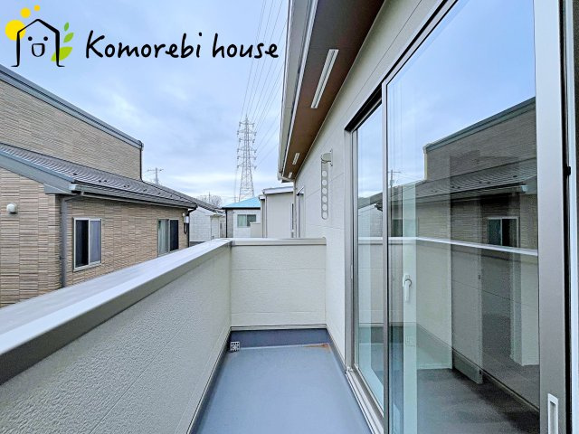 さいたま市大宮大和田町　新築一戸建て　グリーンガーデン　Bのバルコニー|26.3.21　撮影済み