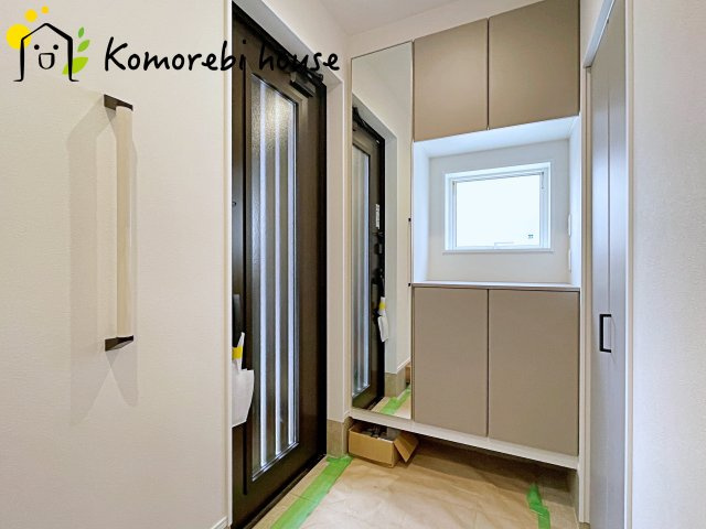 さいたま市大宮大和田町　新築一戸建て　グリーンガーデン　Bの玄関|26.3.21　撮影済み