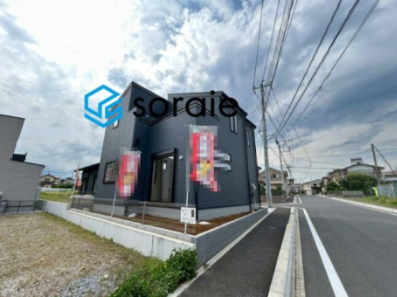 飯能市岩沢第3期　全1棟　新築戸建　リーブルガーデンの前面道路含む現地写真