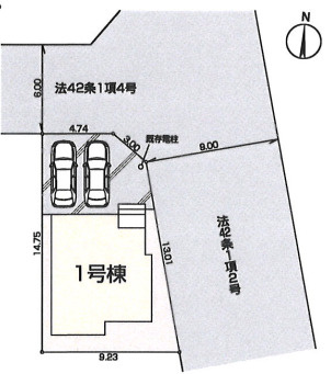 飯能市岩沢第3期　全1棟　新築戸建　リーブルガーデンの区画図