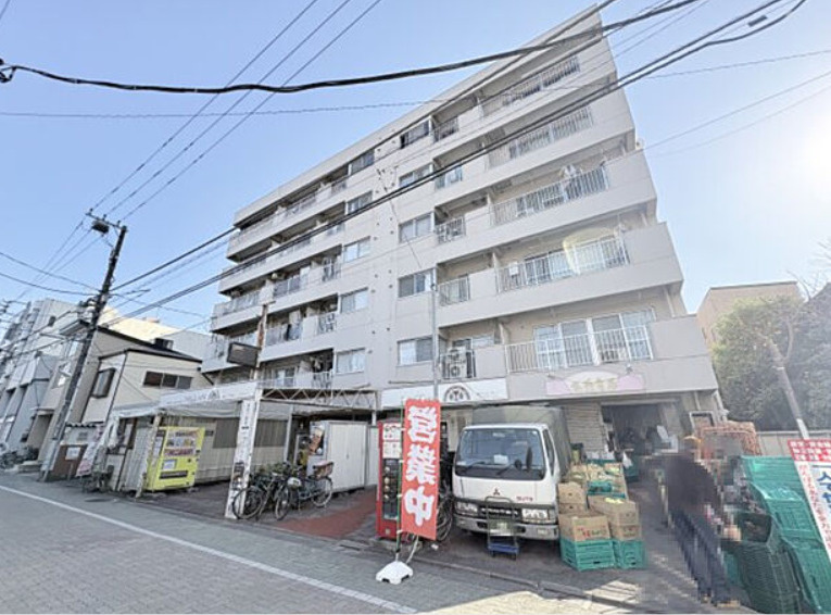 第2お花茶屋ダイヤモンドマンションの外観|外観は落ち着いています