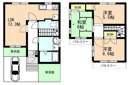 【間取り】 | ブリージングタウン百草園