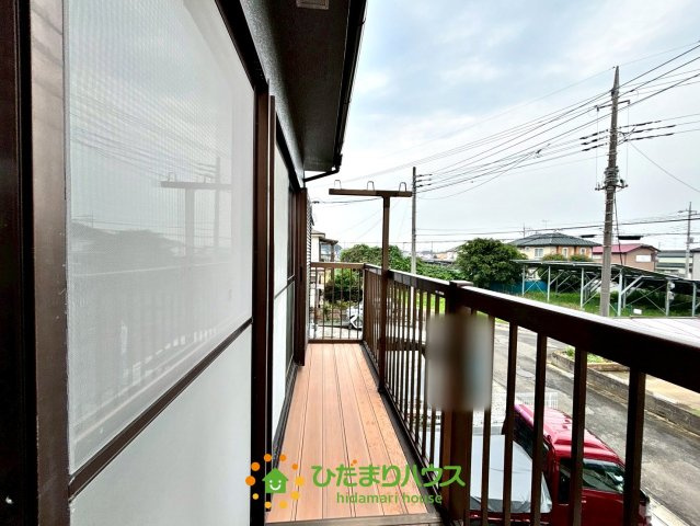 古河市東山田　中古一戸建てのバルコニー