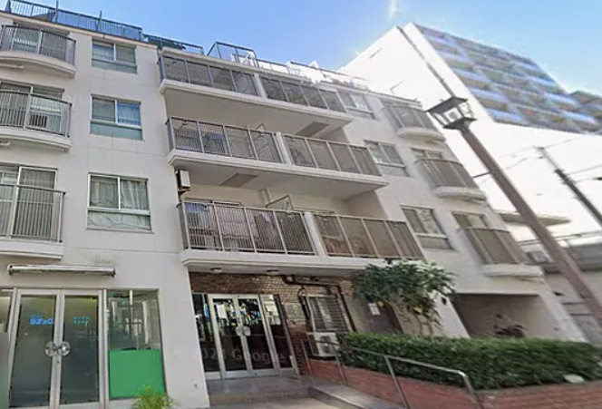 朝日第2三鷹マンションの外観|外観は落ち着いています