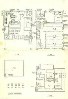 八王子市1棟店舗住宅の間取り
