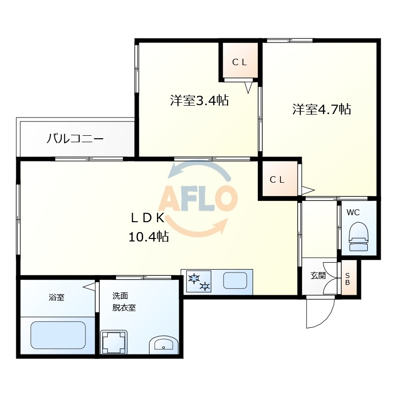 フォルモント住之江の間取り|フォルモント住之江　間取り