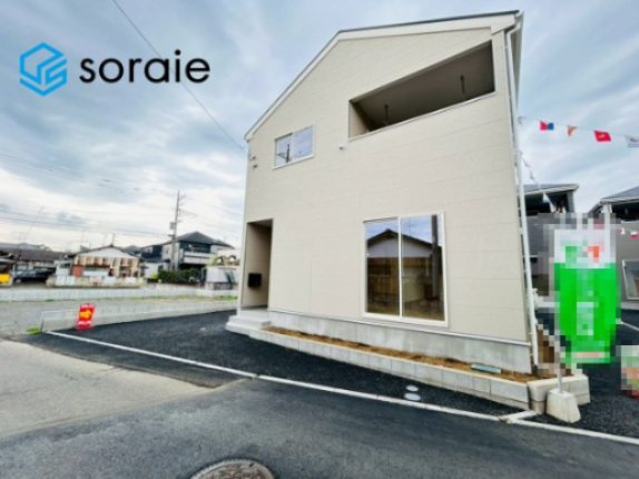 川越市寺尾第18　全4棟　新築戸建　クレイドルガーデンの外観|4月10日撮影