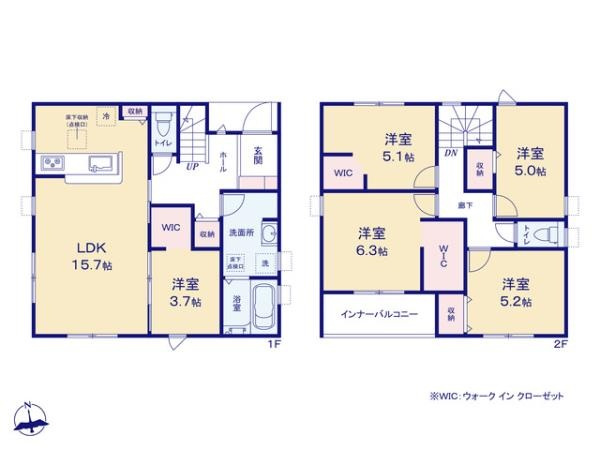 売新築戸建　中央区舞阪町舞阪の間取り