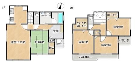 加須市久下５丁目　中古一戸建ての間取り|独立タイプのキッチンで料理中の匂いが気になりにくい♪