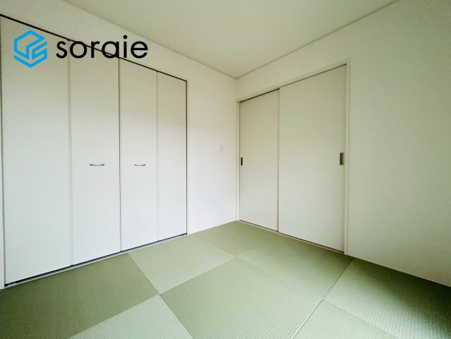 川越市寺尾第18　全4棟　新築戸建　クレイドルガーデンの和室|4月10日撮影