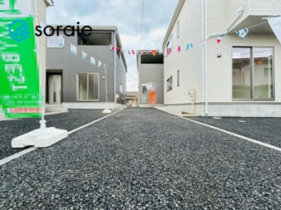 川越市寺尾第18　全4棟　新築戸建　クレイドルガーデンの駐車場|4月10日撮影