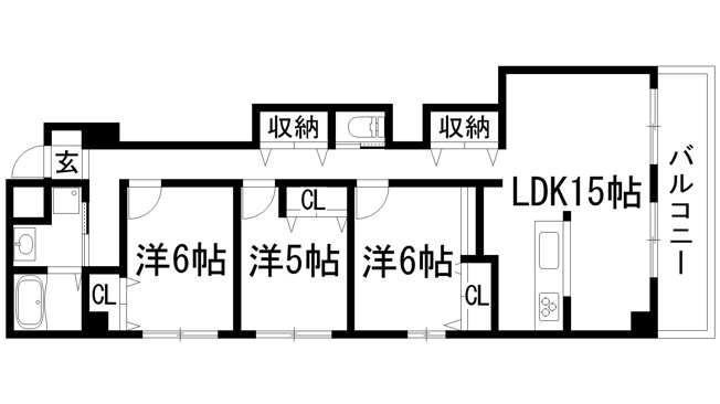 【間取り】 | プレジール宝塚