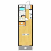 7.5帖の広めの洋室です