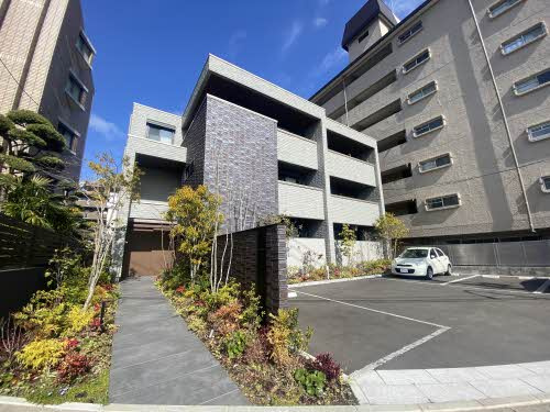 福岡市中央区鳥飼１丁目の賃貸マンションの外観パース|シャーメゾン大濠公園ＷＥＳＴ ＊＊ A0101号-1