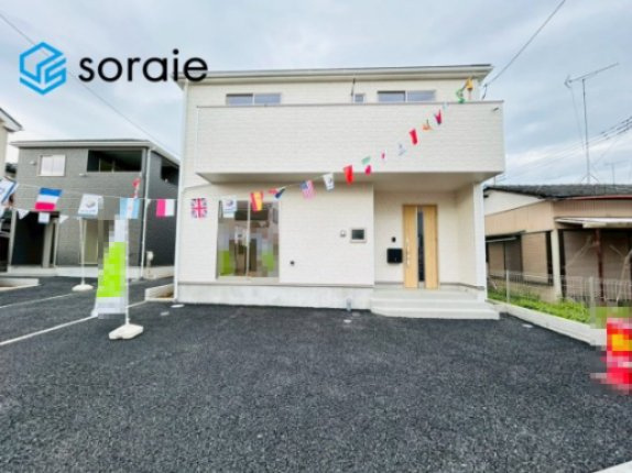 川越市寺尾第18　全4棟　新築戸建　クレイドルガーデンの外観|4月10日撮影